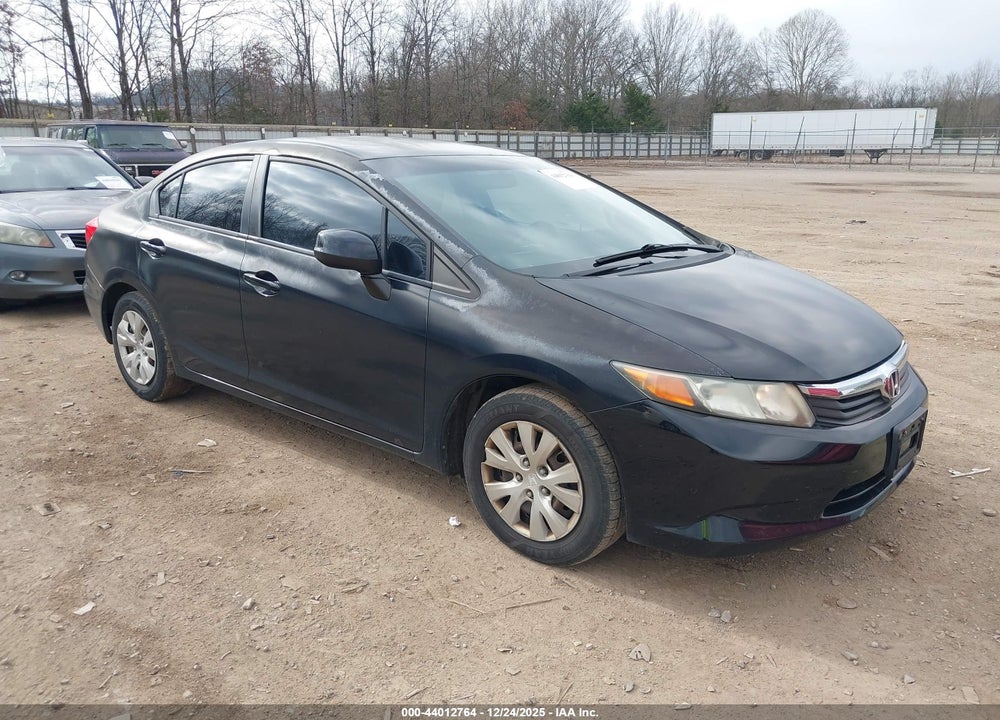 2012 HONDA CIVIC LX VIN: 2HGFB2F58CH520337
