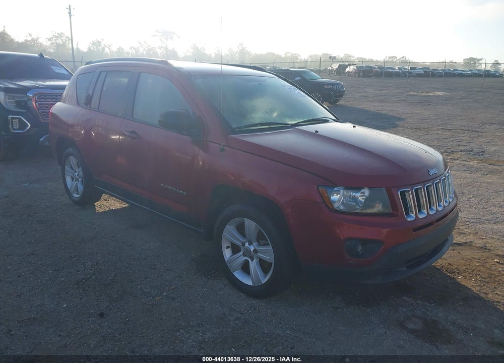 2017 JEEP COMPASS SPORT FWD VIN: 1C4NJCBA2HD148178