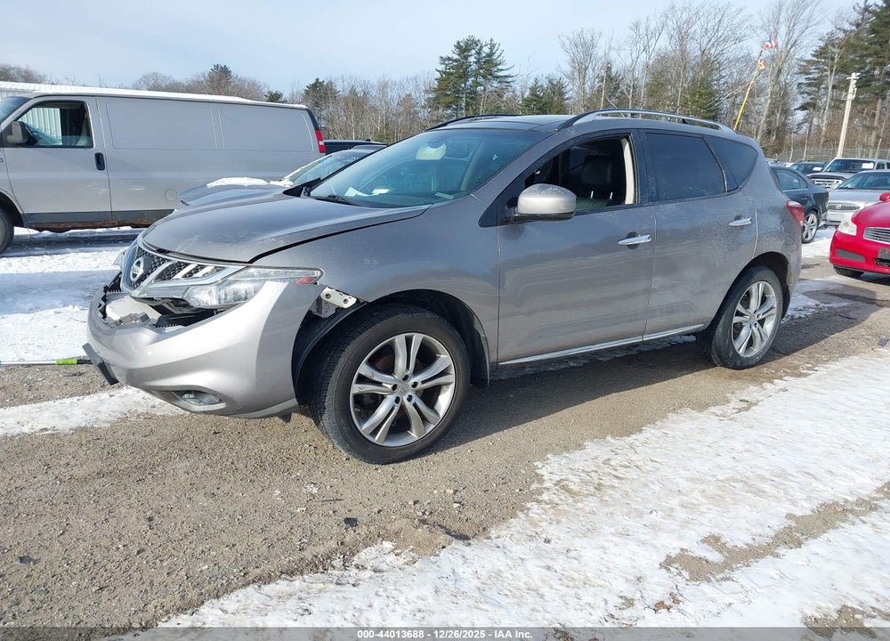 2012 NISSAN MURANO LE VIN: JN8AZ1MW0CW202860
