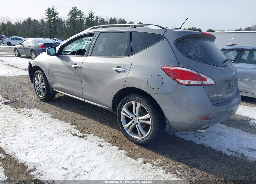 2012 NISSAN MURANO LE VIN: JN8AZ1MW0CW202860