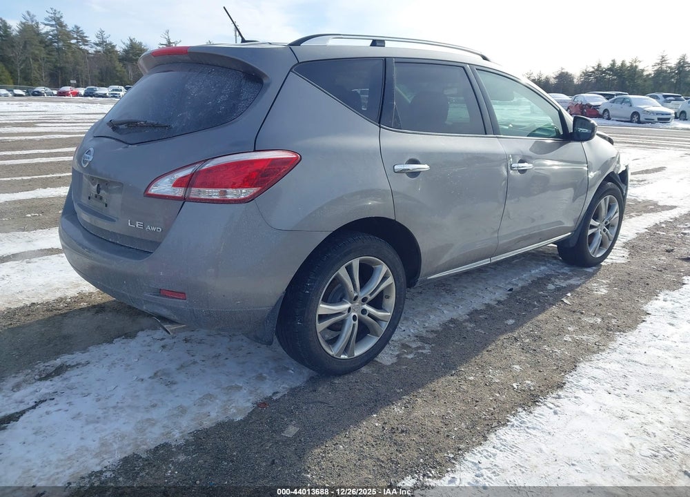 2012 NISSAN MURANO LE VIN: JN8AZ1MW0CW202860