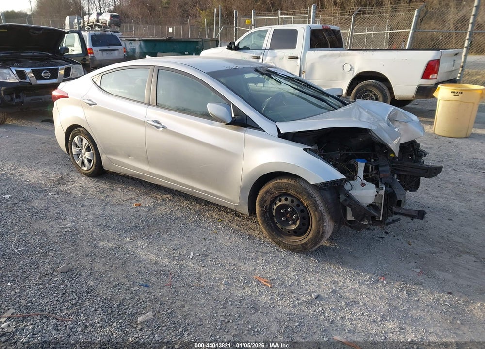 2016 HYUNDAI ELANTRA SE VIN: 5NPDH4AE6GH691236