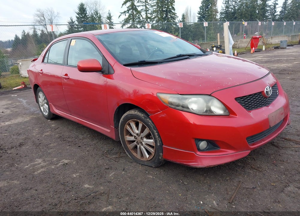 2009 TOYOTA COROLLA S VIN: 1NXBU40E39Z161380