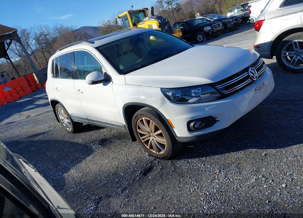 2014 VOLKSWAGEN TIGUAN SEL VIN: WVGAV3AX1EW534000