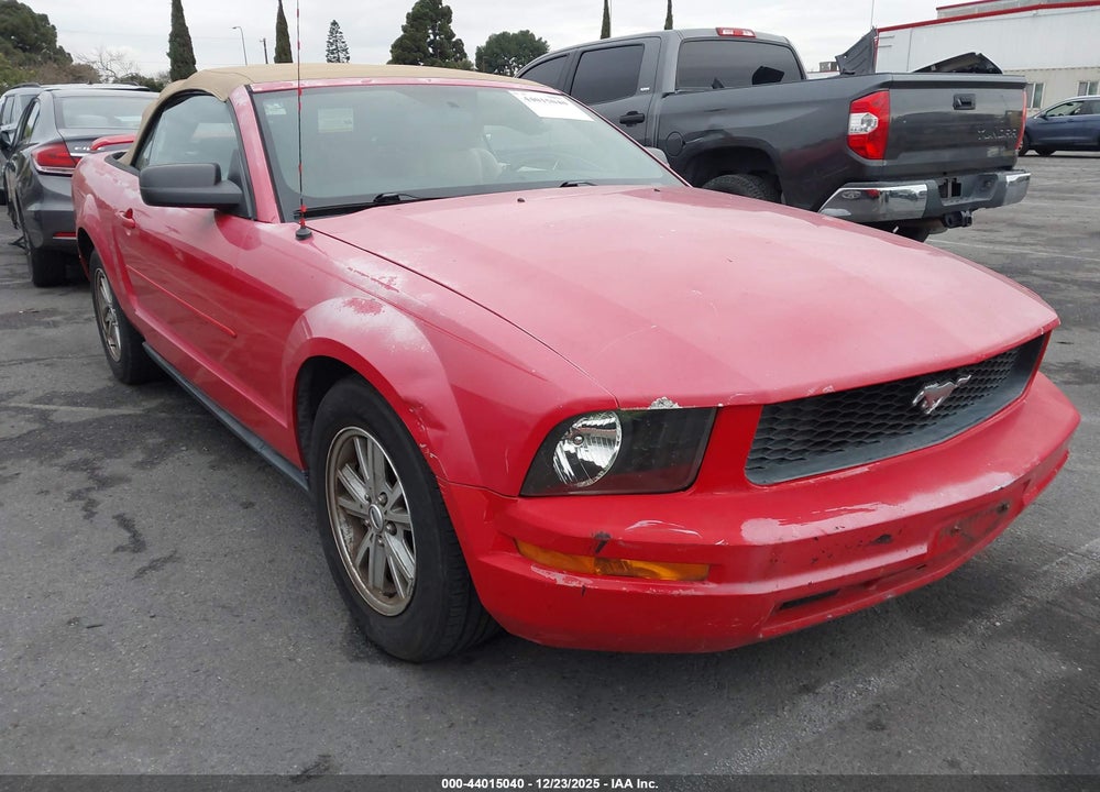 2006 FORD MUSTANG V6 VIN: 1ZVFT84N665184908