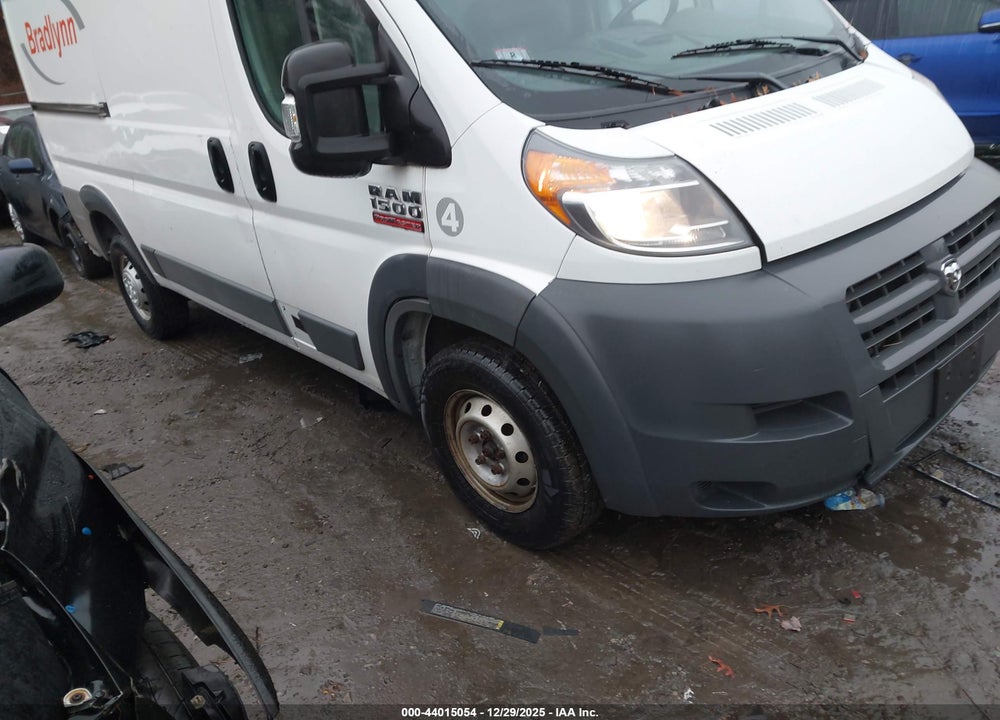 2017 RAM PROMASTER 1500 LOW ROOF 136 WB VIN: 3C6TRVAG7HE536482