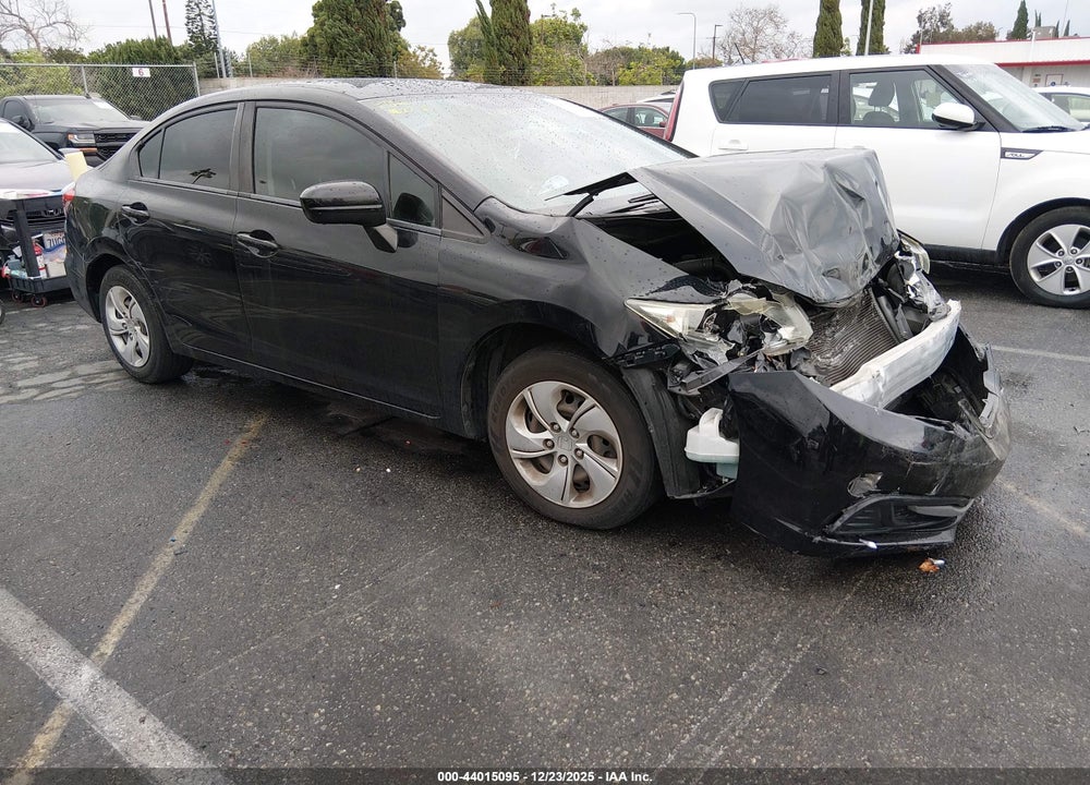 2014 HONDA CIVIC LX VIN: 19XFB2F53EE225448
