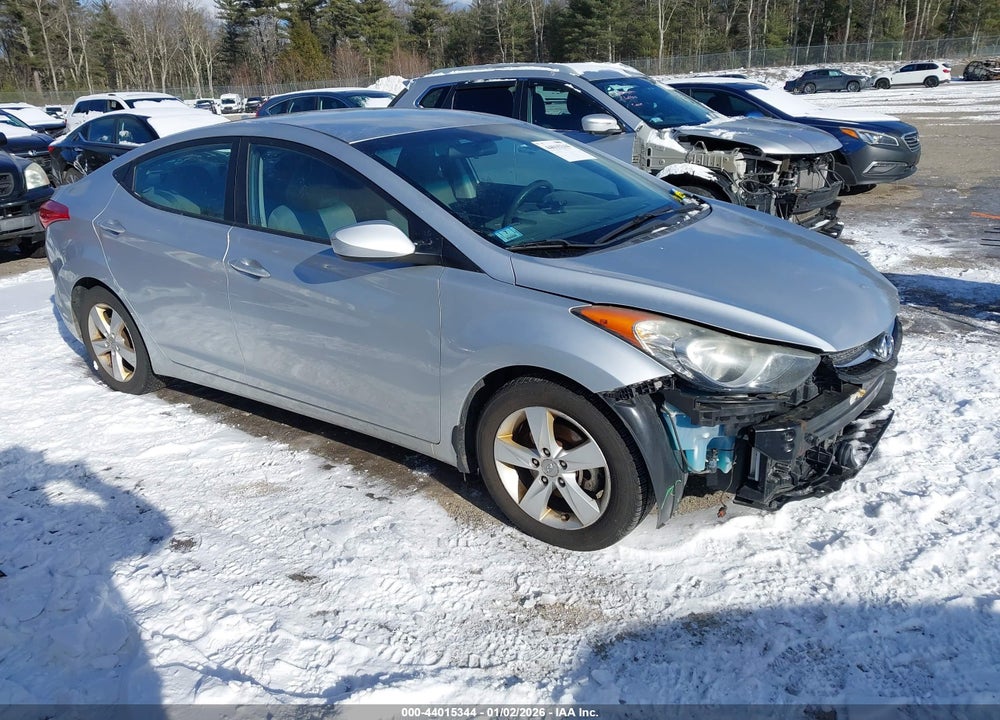 2013 HYUNDAI ELANTRA GLS VIN: 5NPDH4AE0DH287487