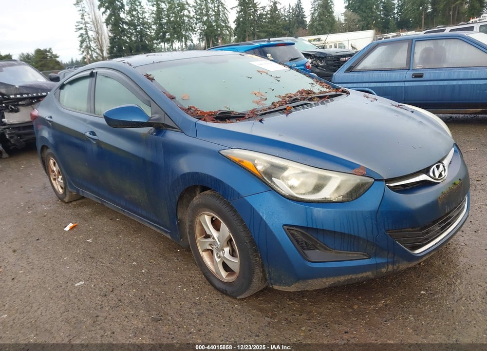 2014 HYUNDAI ELANTRA SE VIN: KMHDH4AE3EU203195