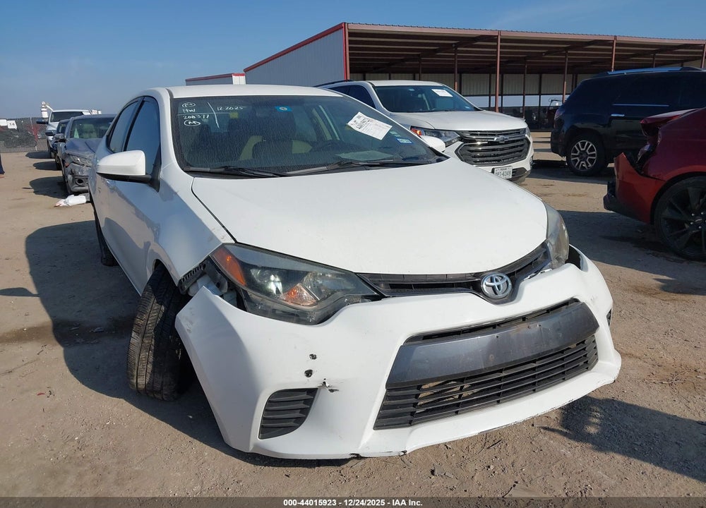 2016 TOYOTA COROLLA LE VIN: 5YFBURHEXGP416932