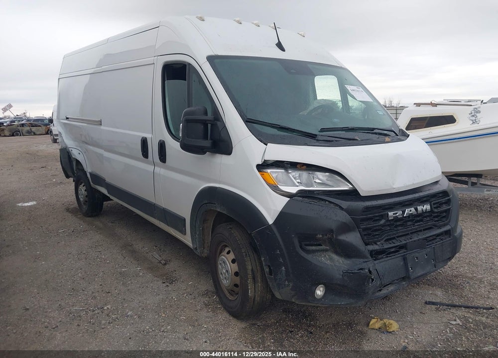 2024 RAM PROMASTER 2500 TRADESMAN HIGH ROOF 159 WB W/PASS SEAT VIN: 3C6LRVDG1RE136978