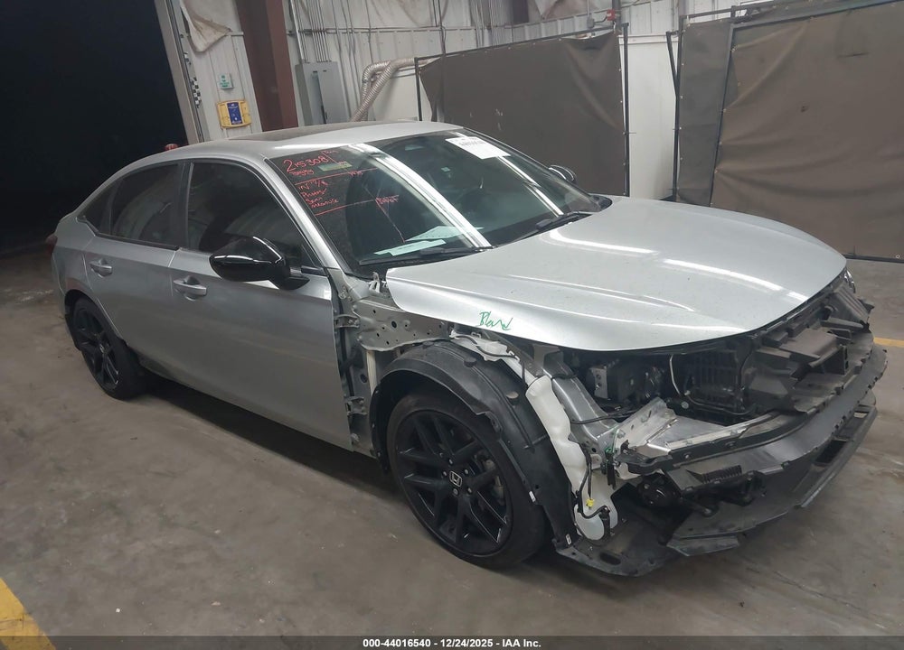 2025 HONDA CIVIC HYBRID SPORT/SPORT TOURING VIN: 2HGFE4F8XSH327196
