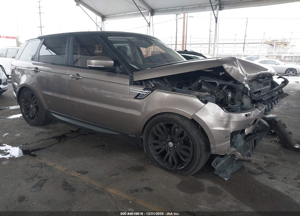 2016 LAND ROVER RANGE ROVER SPORT 3.0L V6 SUPERCHARGED HSE VIN: SALWR2VF4GA649693