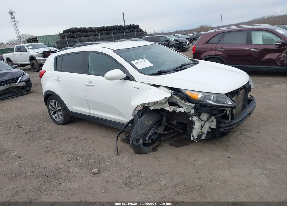 2016 KIA SPORTAGE LX VIN: KNDPBCAC0G7878998