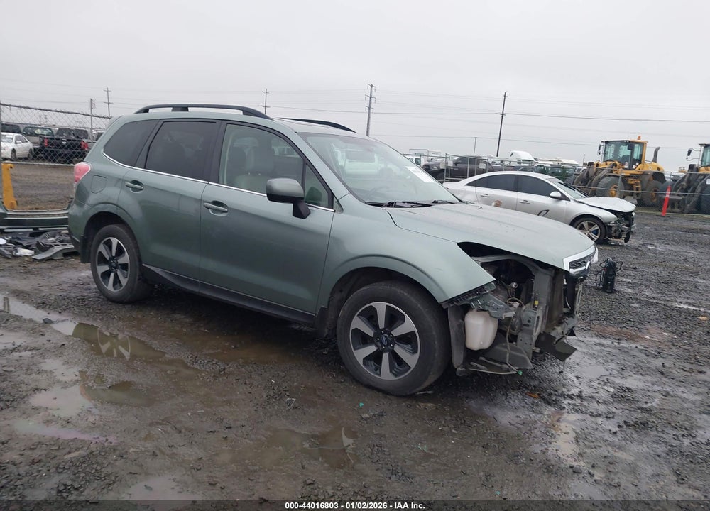 2018 SUBARU FORESTER 2.5I LIMITED VIN: JF2SJARC6JH586636