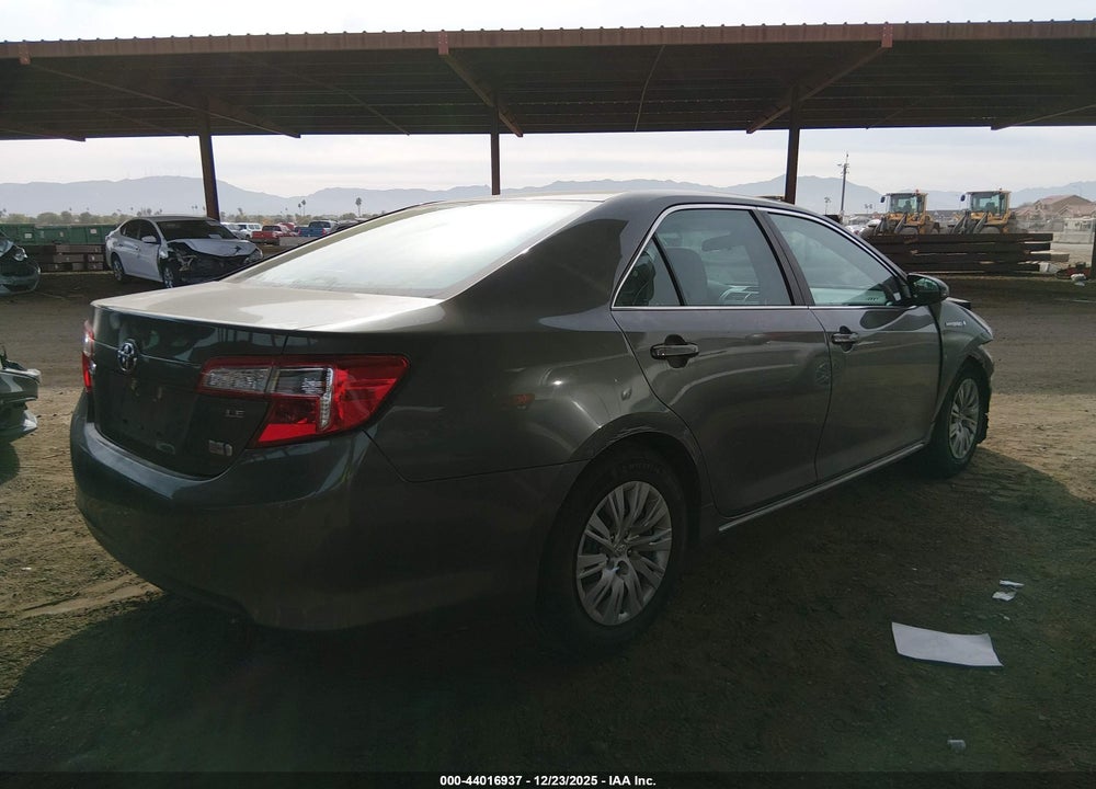 2012 TOYOTA CAMRY HYBRID LE VIN: 4T1BD1FK0CU046982
