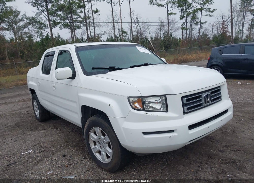 2007 HONDA RIDGELINE RTL VIN: 2HJYK165X7H520424