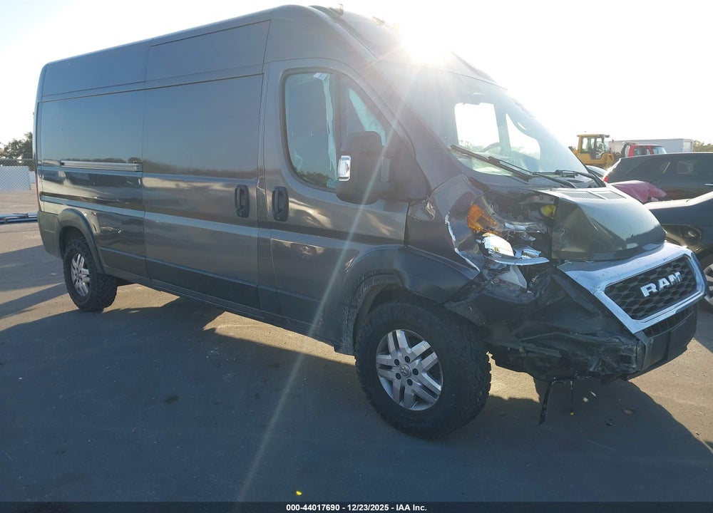 2019 RAM PROMASTER 2500 HIGH ROOF 159 WB VIN: 3C6TRVDG9KE523168