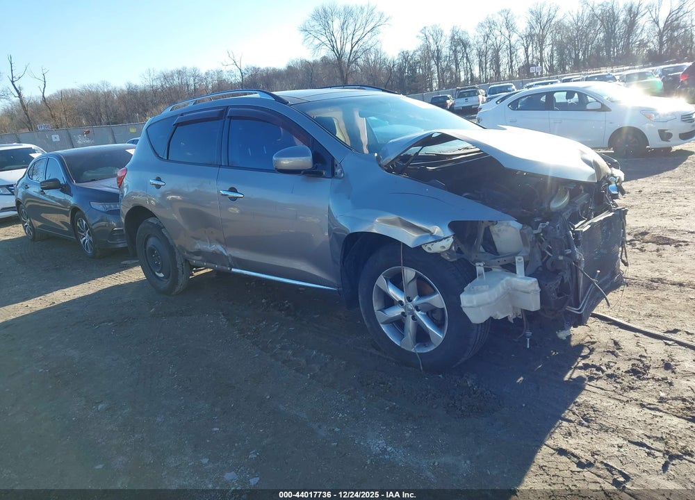 2009 NISSAN MURANO SL VIN: JN8AZ18W49W209619