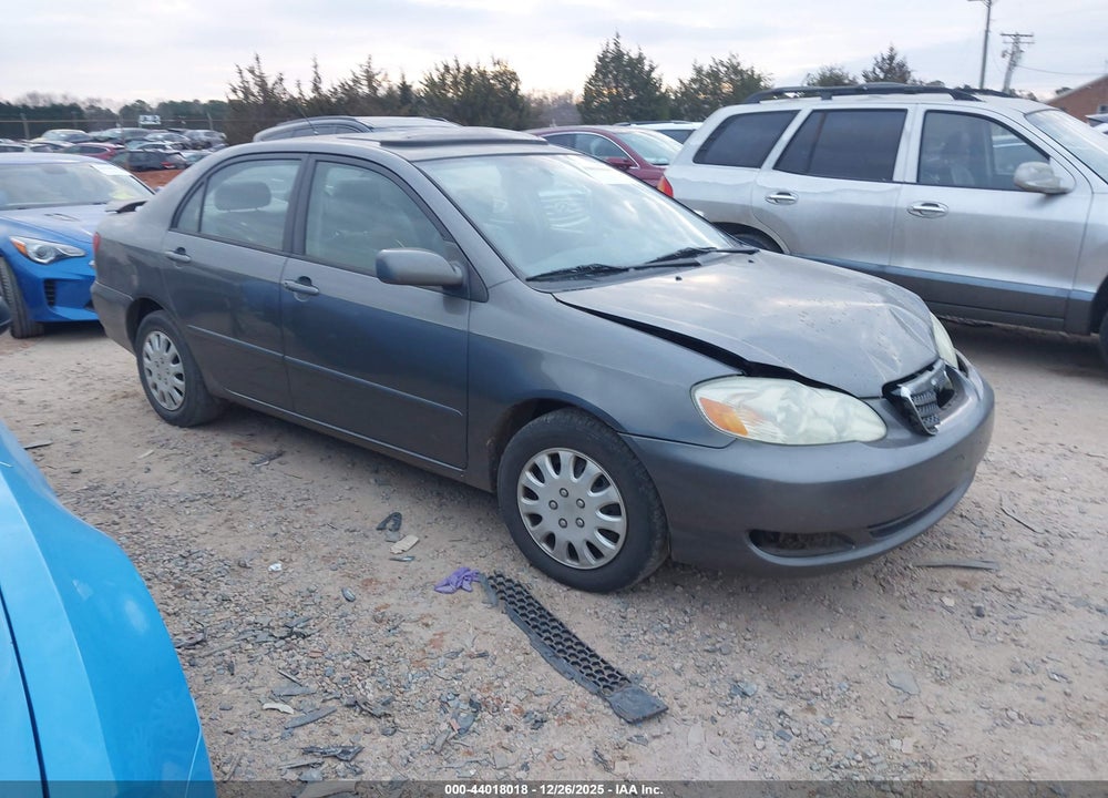 2005 TOYOTA COROLLA LE VIN: 2T1BR30EX5C387472