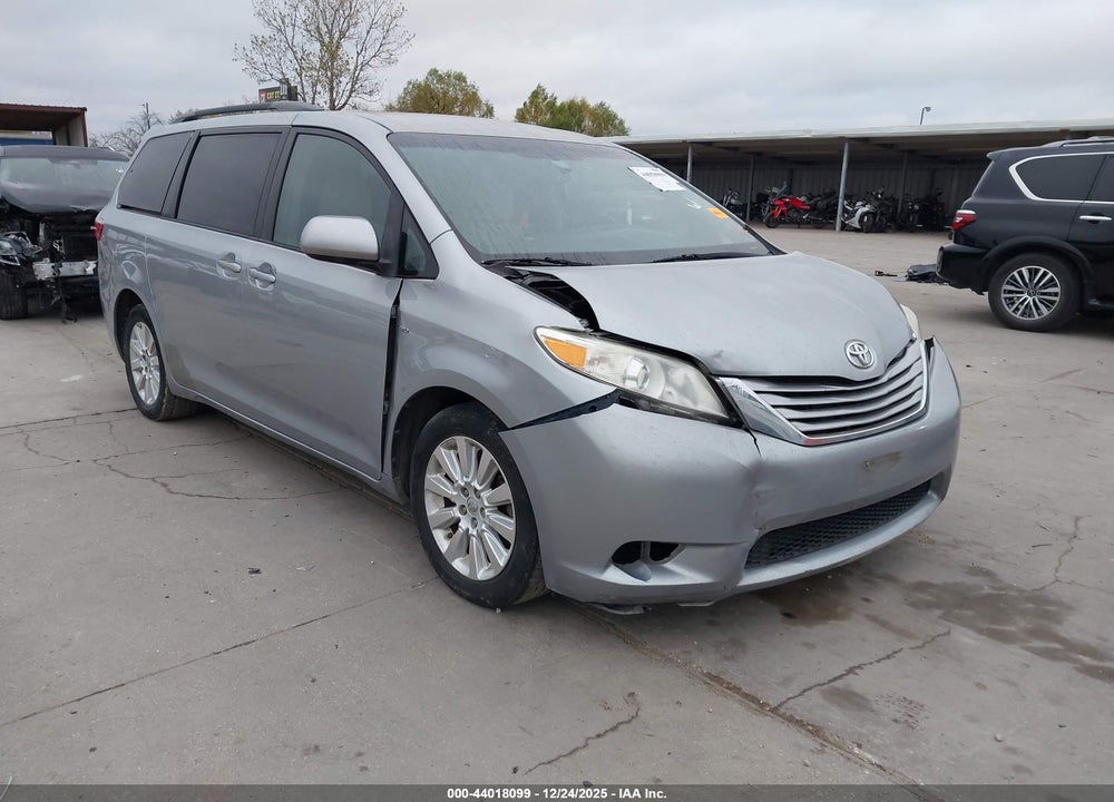 2016 TOYOTA SIENNA LE 7 PASSENGER VIN: 5TDJK3DCXGS131898