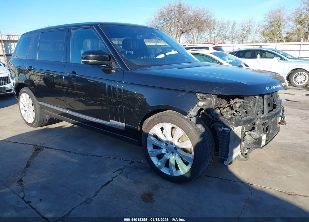 2016 LAND ROVER RANGE ROVER 5.0L V8 SUPERCHARGED VIN: SALGS3EF5GA264447