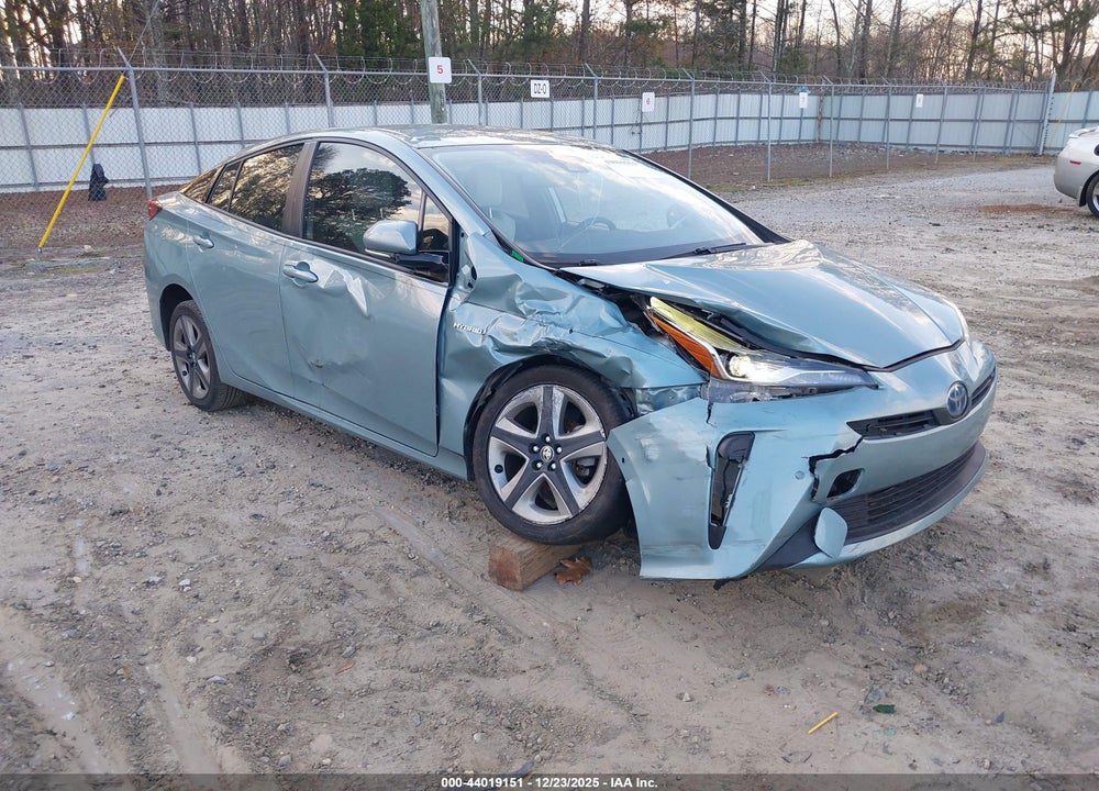 2019 TOYOTA PRIUS LIMITED VIN: JTDKARFU7K3094321