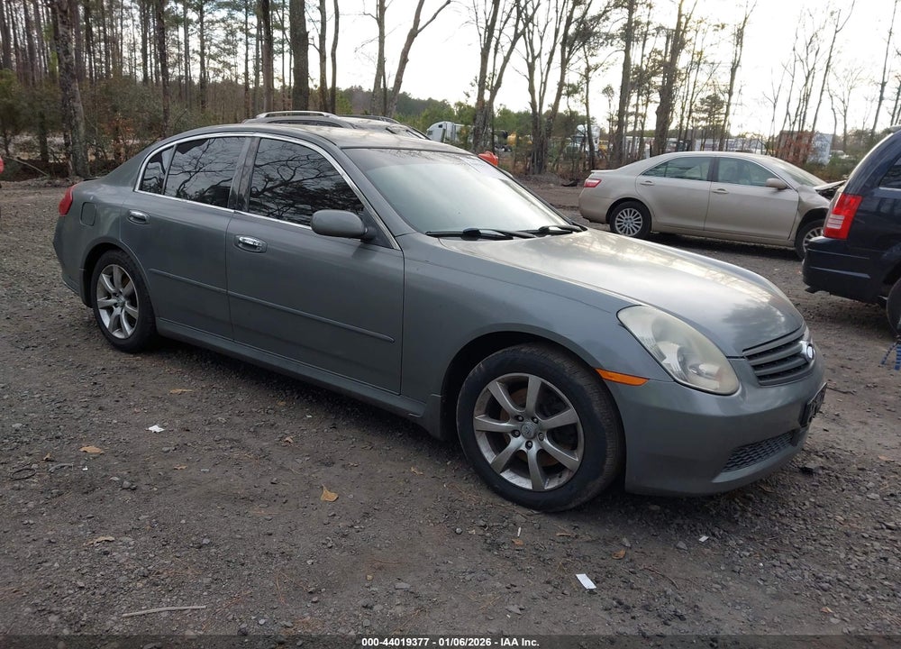 2006 INFINITI G35X VIN: JNKCV51F06M602864