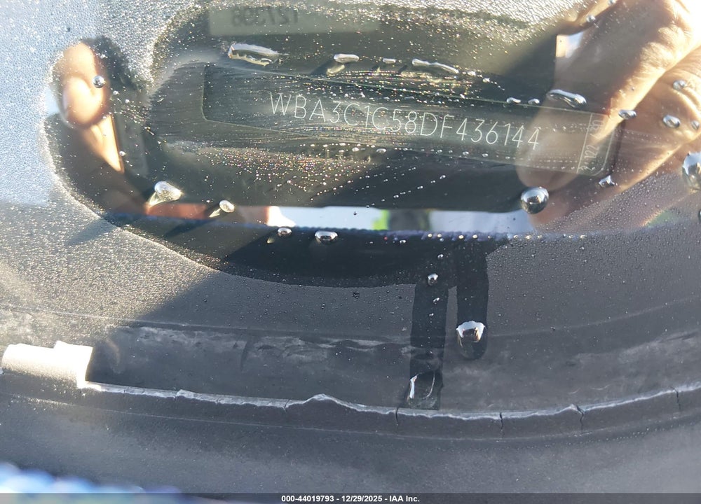 2013 BMW 328I VIN: WBA3C1C58DF436144