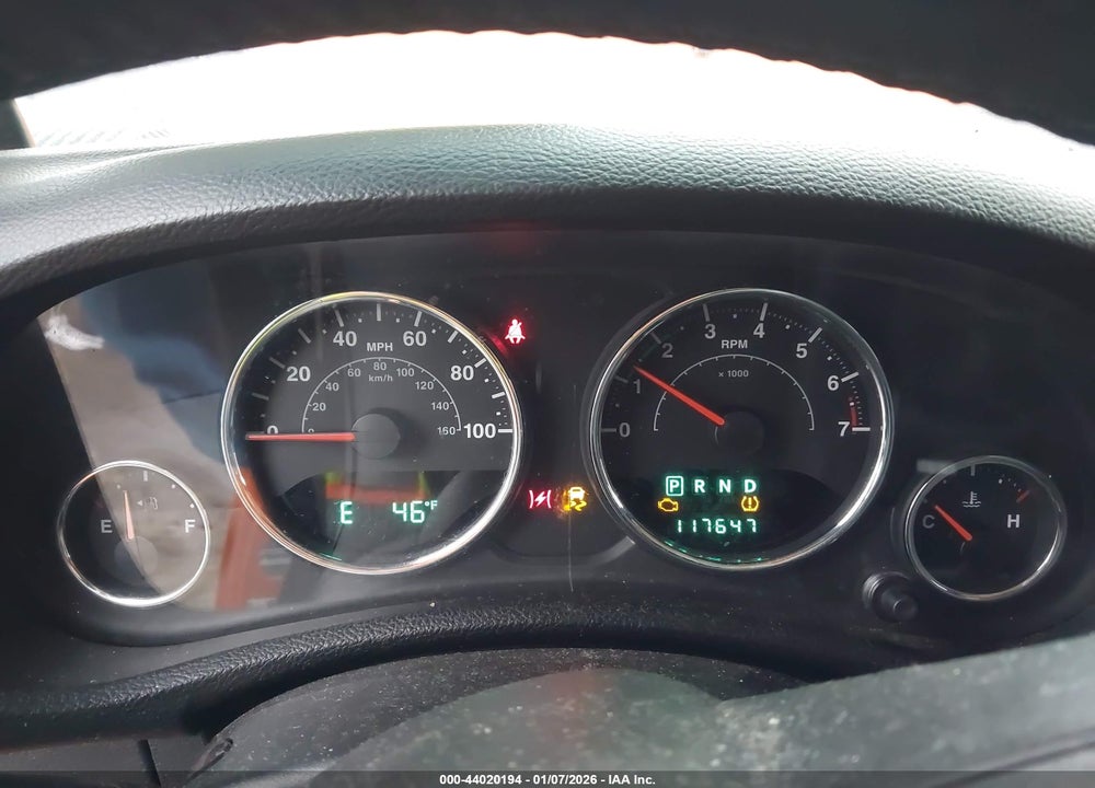 2013 JEEP WRANGLER UNLIMITED SAHARA VIN: 1C4BJWEG7DL503124