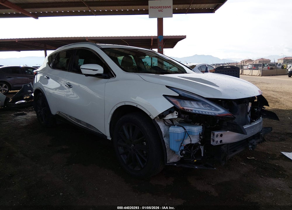 2022 NISSAN MURANO PLATINUM INTELLIGENT AWD VIN: 5N1AZ2DS5NC113624