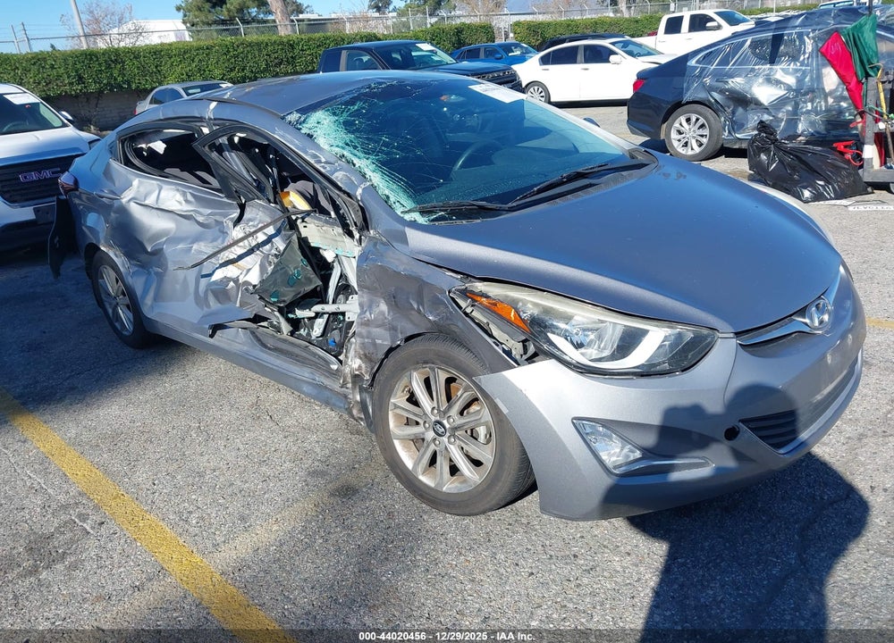 2016 HYUNDAI ELANTRA SE VIN: KMHDH4AE8GU491301