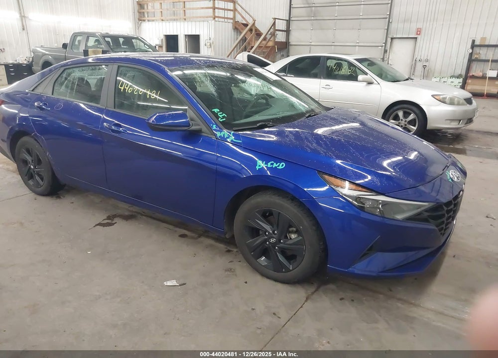 2023 HYUNDAI ELANTRA HYBRID BLUE VIN: KMHLM4AJ3PU042015