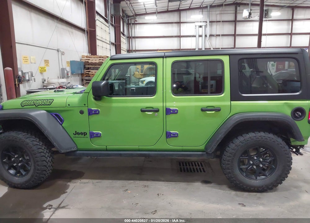 2025 JEEP WRANGLER 4-DOOR WILLYS 4X4 VIN: 1C4PJXDGXSW566887