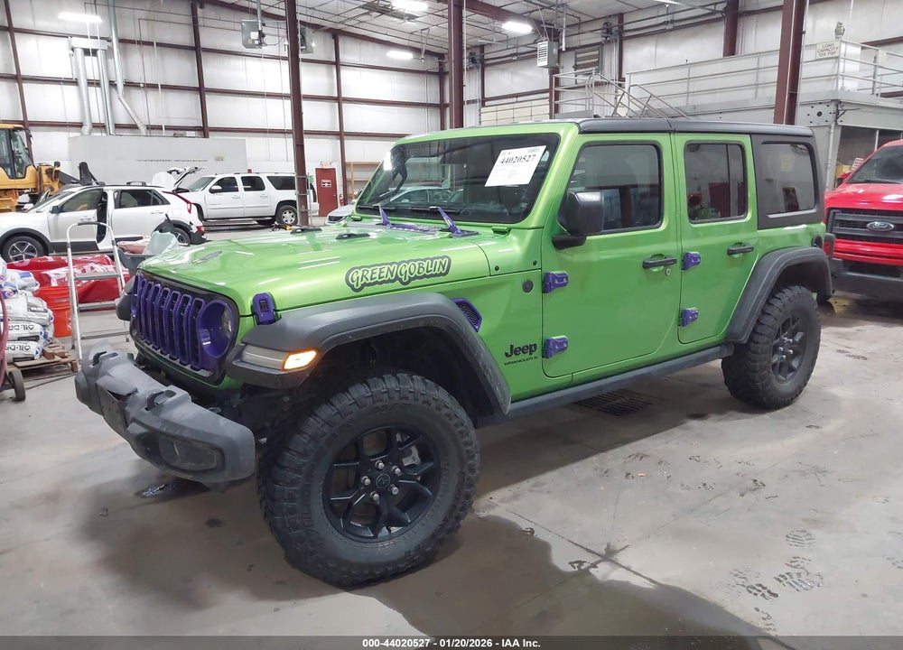 2025 JEEP WRANGLER 4-DOOR WILLYS 4X4 VIN: 1C4PJXDGXSW566887