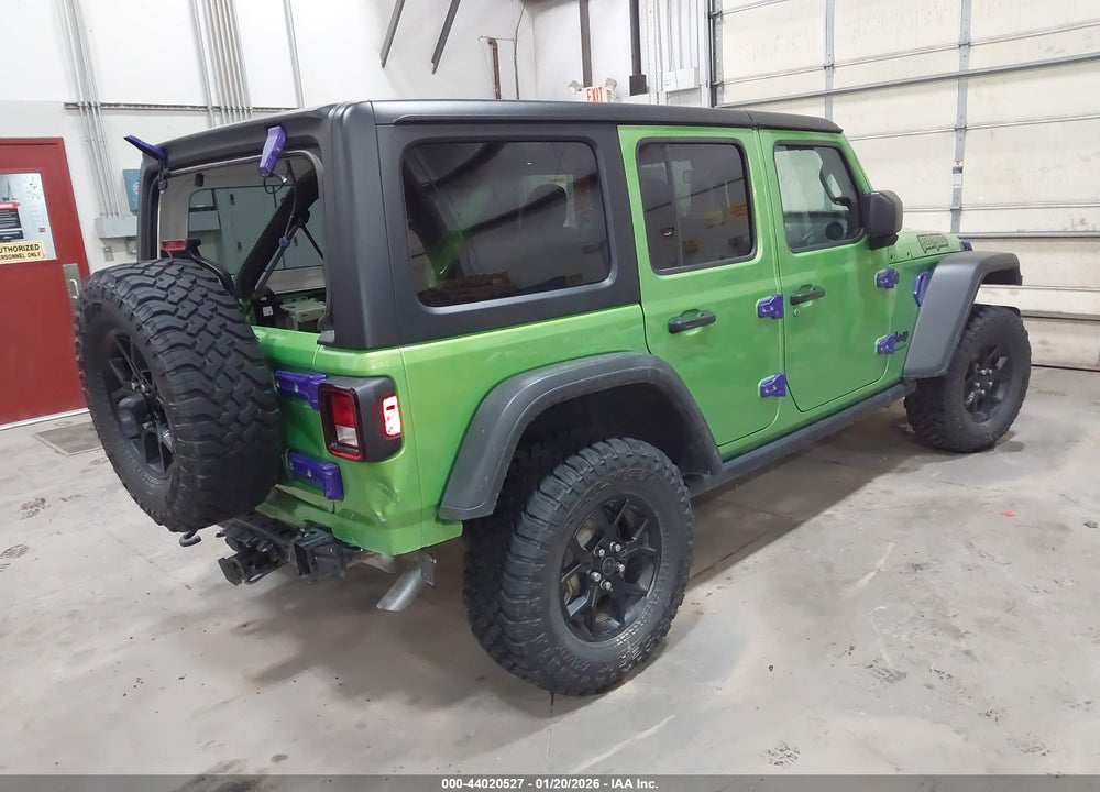 2025 JEEP WRANGLER 4-DOOR WILLYS 4X4 VIN: 1C4PJXDGXSW566887