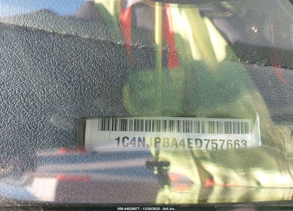 2014 JEEP PATRIOT ALTITUDE VIN: 1C4NJPBA4ED757663
