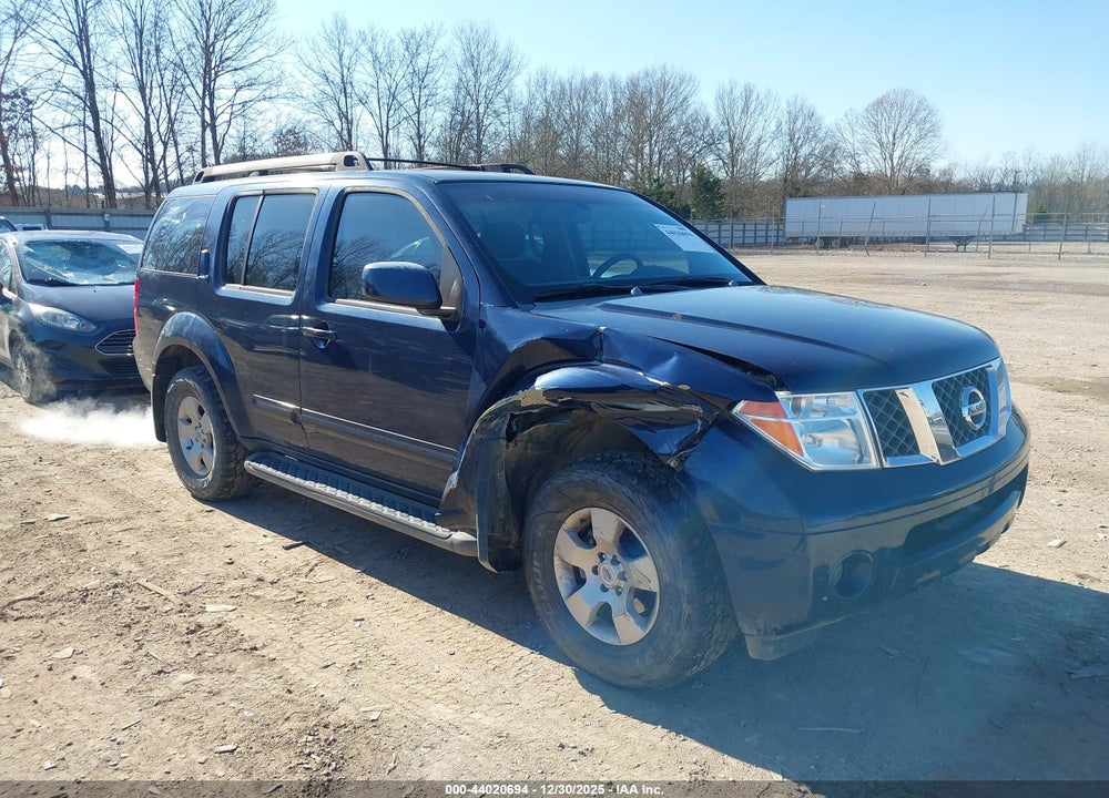2007 NISSAN PATHFINDER SE VIN: 5N1AR18W37C630446
