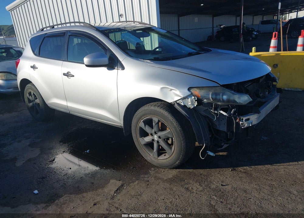 2009 NISSAN MURANO SL VIN: JN8AZ18U79W026777