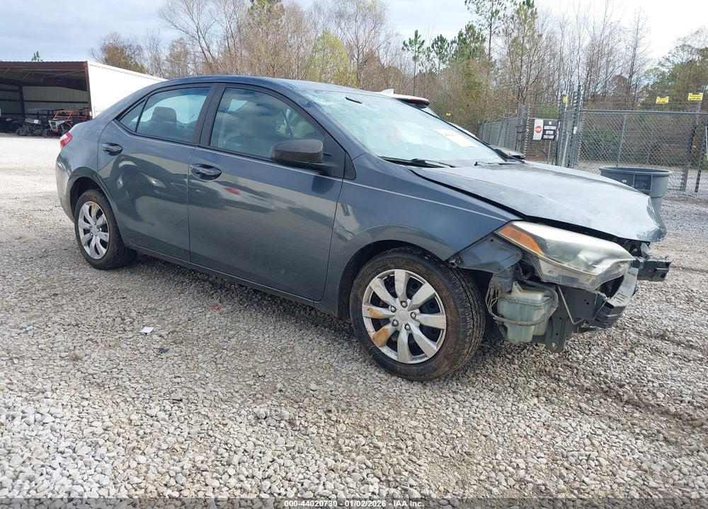 2016 TOYOTA COROLLA LE VIN: 2T1BURHE5GC611238