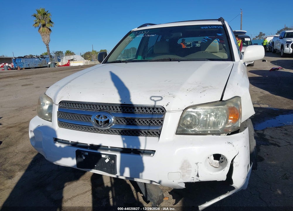 2006 TOYOTA HIGHLANDER HYBRID V6 VIN: JTEDW21A160007076