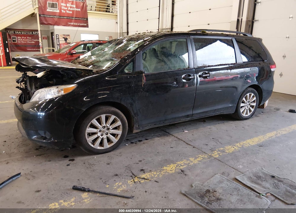 2013 TOYOTA SIENNA LE 7 PASSENGER VIN: 5TDJK3DC3DS058336