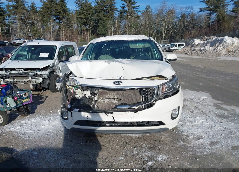 2016 KIA SEDONA EX VIN: KNDMC5C19G6135303