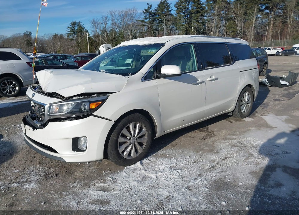 2016 KIA SEDONA EX VIN: KNDMC5C19G6135303