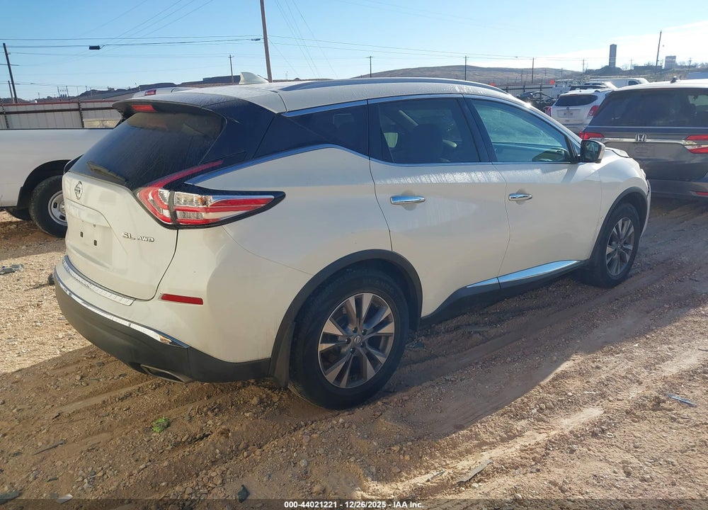 2017 NISSAN MURANO SL VIN: 5N1AZ2MH5HN141954