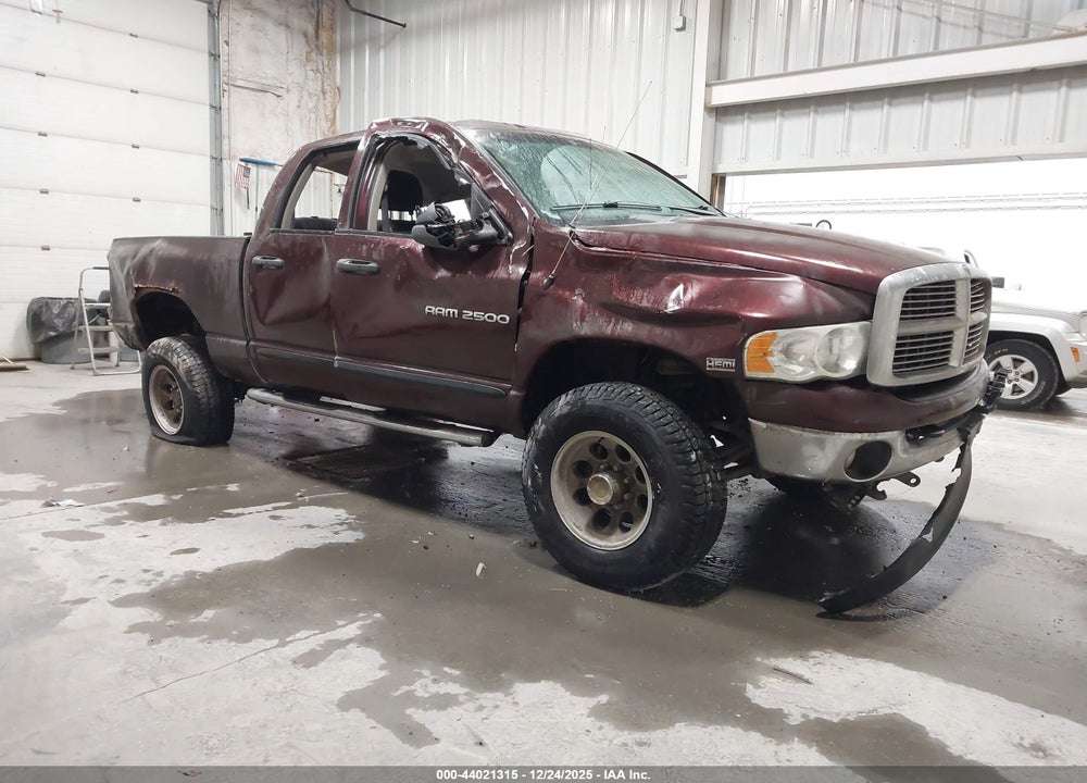 2005 DODGE RAM 2500 SLT/LARAMIE VIN: 1D7KS28D25J635203