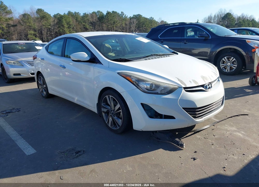 2014 HYUNDAI ELANTRA LIMITED VIN: 5NPDH4AE9EH521031