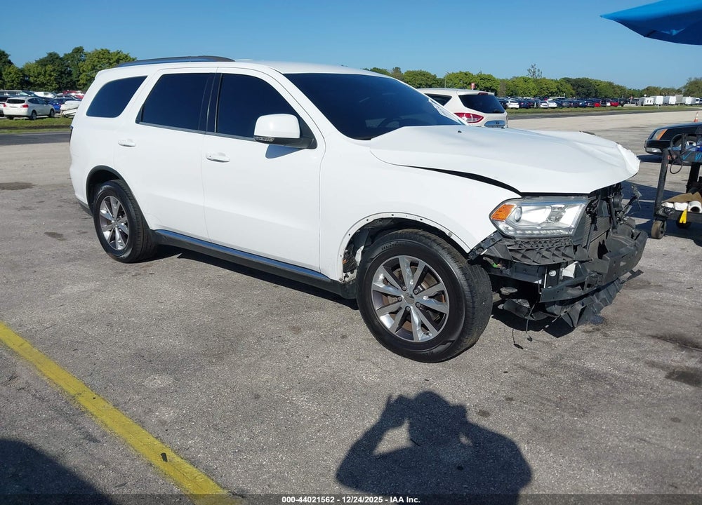 2016 DODGE DURANGO LIMITED VIN: 1C4RDHDG0GC397543