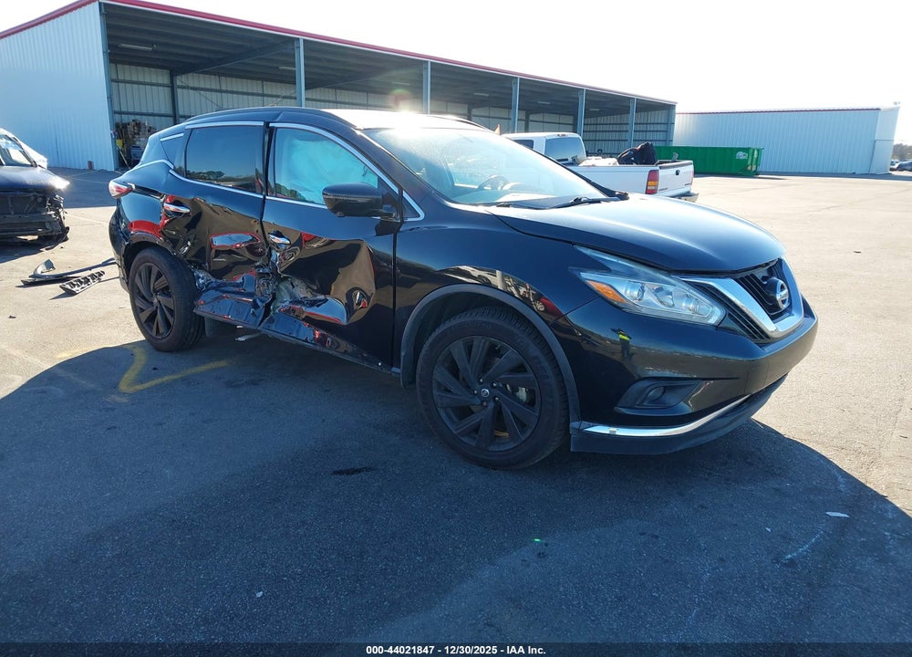 2017 NISSAN MURANO PLATINUM VIN: 5N1AZ2MG0HN186498