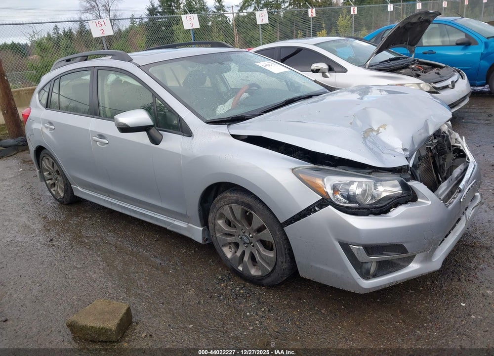 2015 SUBARU IMPREZA 2.0I SPORT LIMITED VIN: JF1GPAW64F8302726